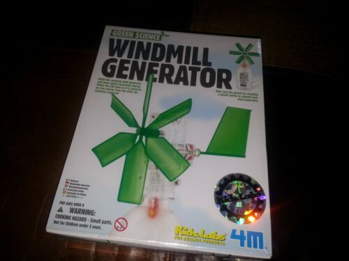 New Green Science Windmill Generator Kidz Labs Fun Science Kit Renewable Energy - Picture 1 of 2