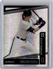 2020 Panini Chronicles Unparalleled Christian Yelich Baseball Card Milwaukee