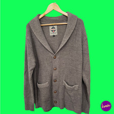 NEXT Women's Longline Knit Cardigan, Slouch Fit, Folded Collar, Oat Brown, UK XL