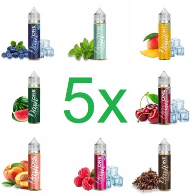5 x Dash Liquids Aroma je 10ml (50ml) für 300ml E-Zigaretten Liquid