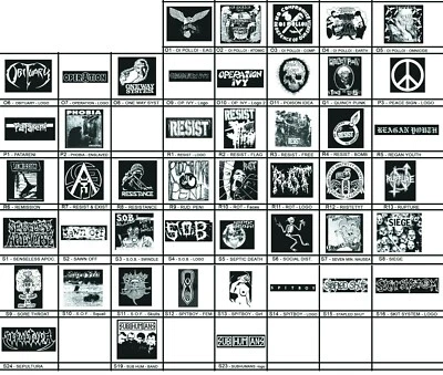 O-S - Patches - Punk, Crust, Grind Core, Hard Core, Vegan, Peace, Anarcho, - Bild 1 von 2