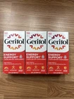 3 X Geritol Energy Support B-Vitamins & Iron Supplement Liquid 12 OZ 5/27