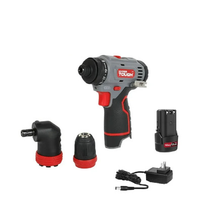 Hyper Tough 12V Max 3-in-1 Multi-Head Power Drill Set