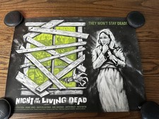 Night of the Living Dead Mondo 24x18 Poster Zeb Love Limited Screen Print