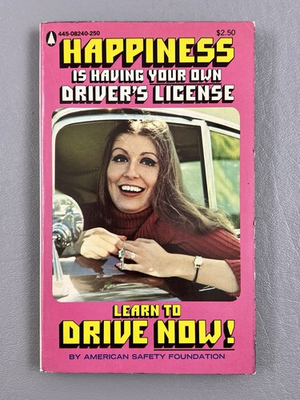 #ad Happiness Is Having Your Own Driver’s License PB Pop Library Ed 2nd Print 1975 $14.99