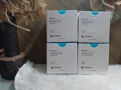 4 Boxes Coloplast Brava Moldable Rings 4.2 mm | 10 Rings per Box | NEW Sealed | 