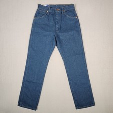 New Wrangler Jeans Womens 9 x 30 Blue Cowboy Cut Natural Rise 14MWZ Slim Tapered