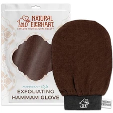 Natural Elephant Exfoliating Glove Moroccan Hammam Kessa Mitt Exfoliator
