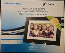 PanImage  PanDigital  9 inch  Digital  LED  Photo Frame  New