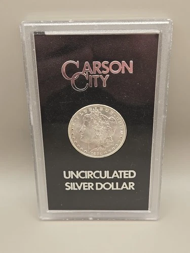 1884-CC Uncirculated GSA Morgan Silver Dollar Carson City Mint $1