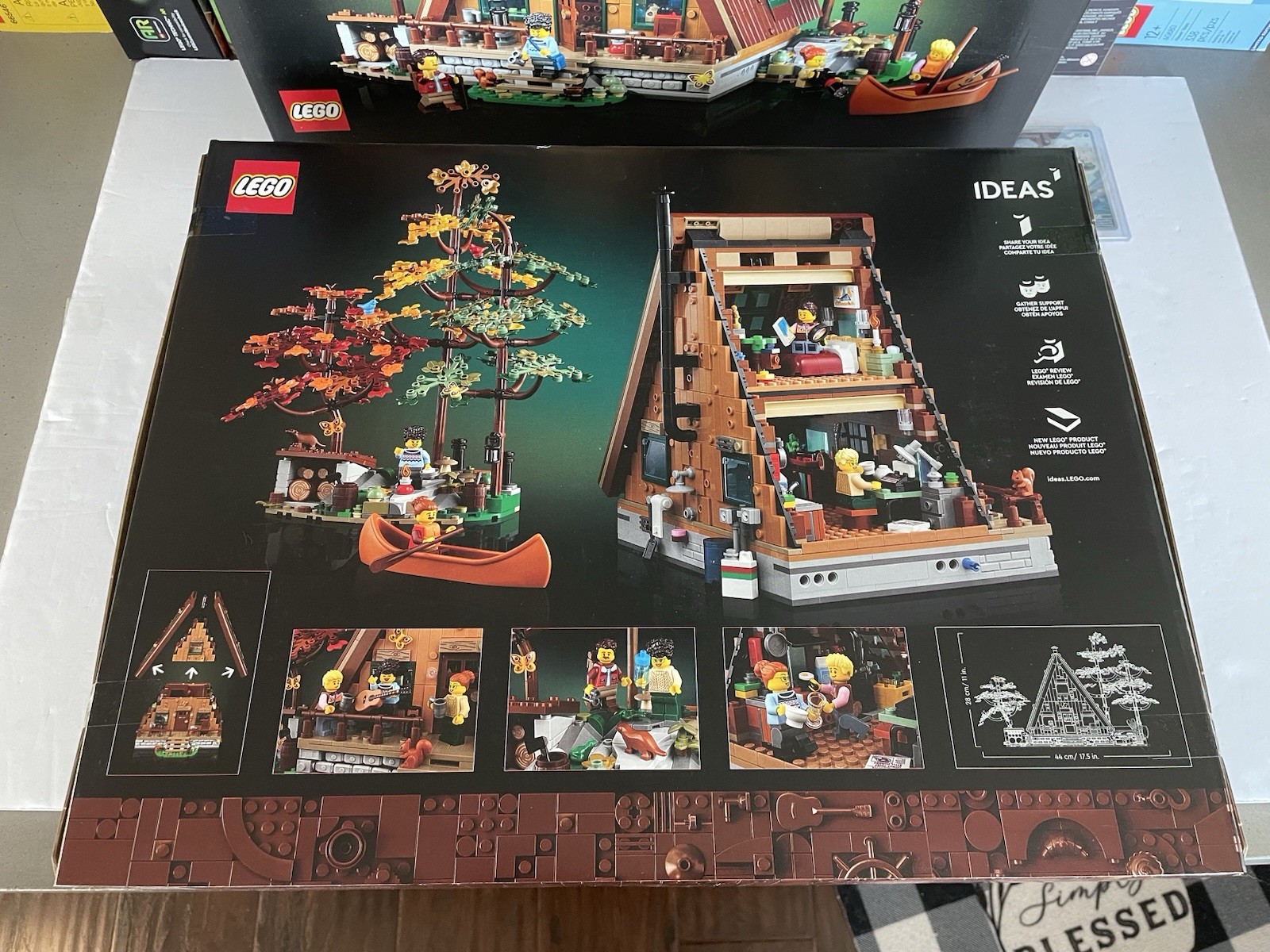 LEGO Ideas: Cabina A-Frame (21338) | Nuovo | Sigillato | Ritirato | Spedizione Gratuita! foto 4
