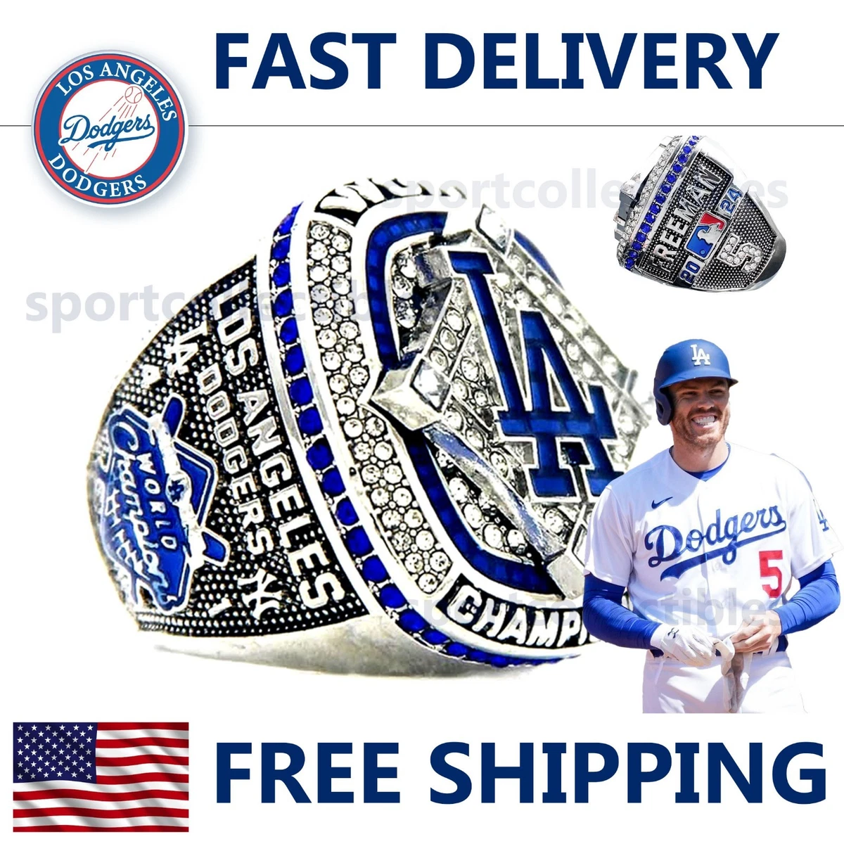 Los Angeles Dodgers Unisex Adults' Sports Fan Rings for sale | eBay
