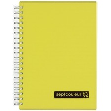 Maruman Sept Couleur Notepad, B6, Yellow, N575B-04, Set of 5