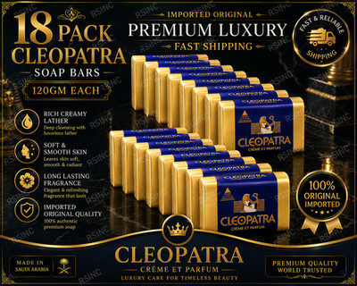 Cleopatra Creme Et Parfum Seife 120g Stück Floraler Duft Mandel Weiß