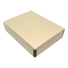 , Archival Storage Box, Acid-Free Drop Front Museum Box with Metal Edge for S...