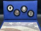 2014 U.S. Mint 50th Anniversary Kennedy Half Dollar 4 Coin Set w/Box
