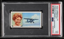 1936 Carreras Famous Airmen & Airwomen Tobacco Amelia Earhart #25 PSA 7 04le