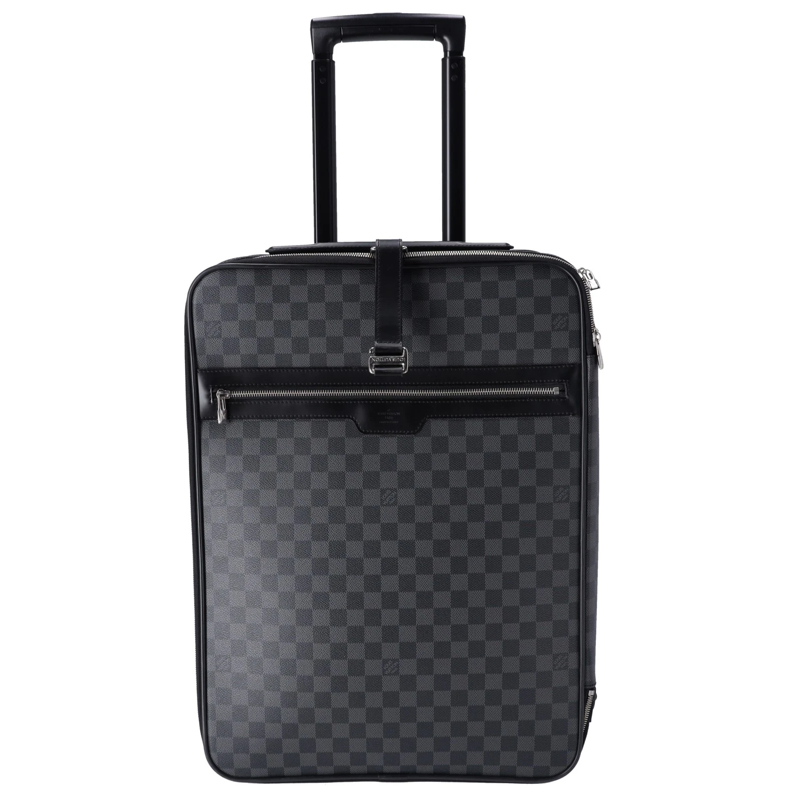 LOUIS VUITTON（LV） Louis Vuitton Pegase valigia in pelle borsa da cabina LV tela damier