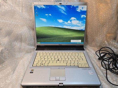 Retro Laptop Fujitsu Siemens Lifebook E8110, Intel Core2 CPU T5500, Windows XP