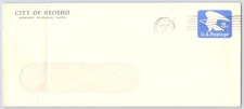 Neosho, Missouri, City of Window Municipal Envelope, 8c Indicia — — 8¢