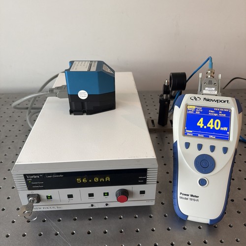 New Focus Vortex Stablewave 6005 ECDL Laser System 633 nm 4 mW TESTED
