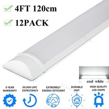 12 PACK 4FT LED SHOP LIGHT 6500K Daylight Fixture LED Ceiling Lights Garage Lamp