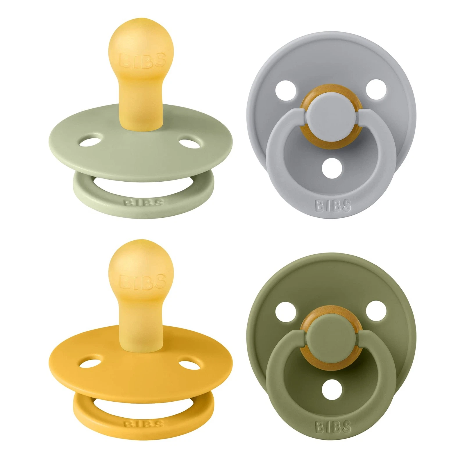 BIBS Green Garden Pacifier Size 1 0 Month Safe Non Toxic Durable Comfort