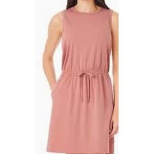 Sleeveless Dress with Tie Waist Casual Summer Sundress Size XL / #5385