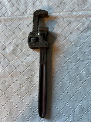 Vintage Walworth Stillson #6 Adjustable Pipe Wrench Steel Handle Made in USA