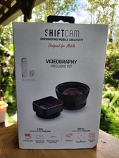 New Shiftcam Videography Pro Lens Kit for Mobile Phone Cameras Black 