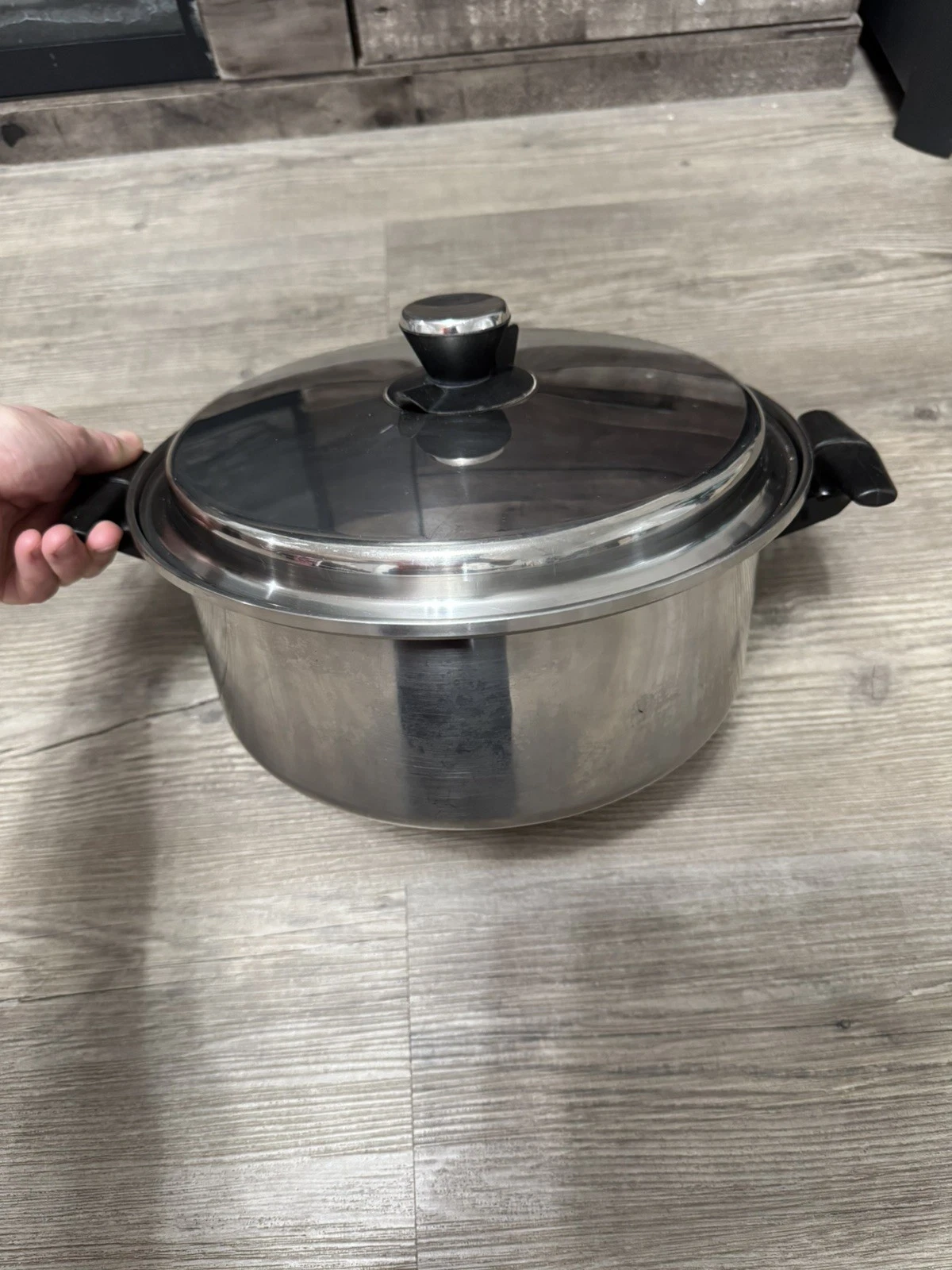 Ashcroft Vollrath Vacumatic 5 Qt 304- S Tri Ply Stainless Stockpot