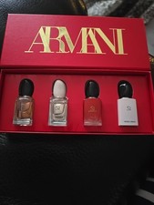 Giorgio Armani Si Eau de Parfum Giftset - Gorgeous Miniature Set 4 X 7ml New 