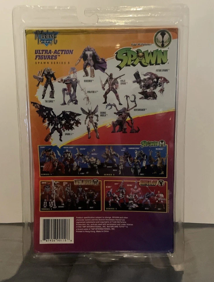 1995 McFarlane Toys Midieval Spawn Figure - Silver Variant Numbered - NEW Sealed - Image 2 of 2