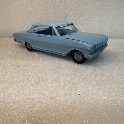 1965 AMT Chevrolet Nova SS 2-Door Hardtop 4 Screw Model Powder Blue promo model