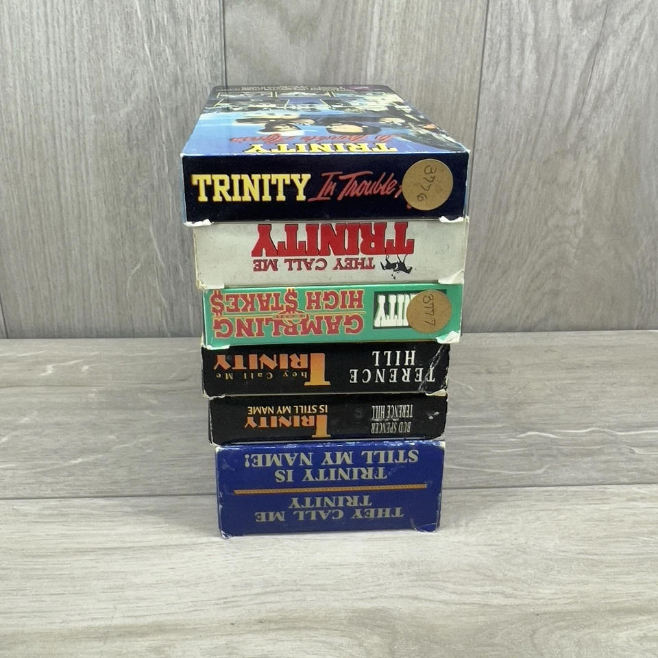 6 VHS Lot They Call Me Trinity Terrance Hill Western + FREE SHIPPING - Image 4 of 4