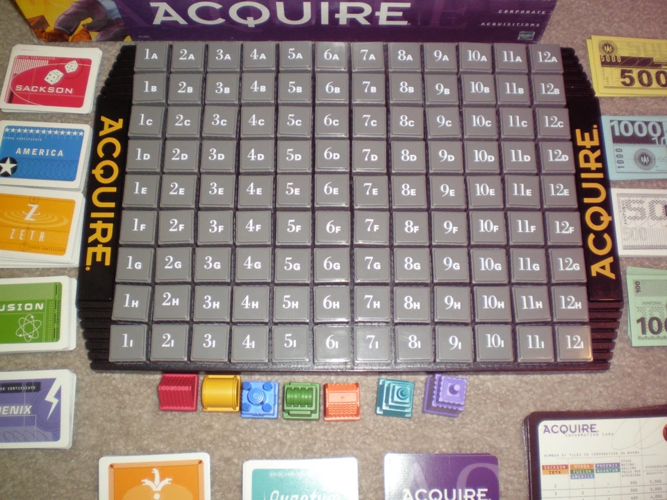 Juego de mesa Avalon Hill Acquire 1999 edición Big Box - completo y excelente Foto 3 de 4