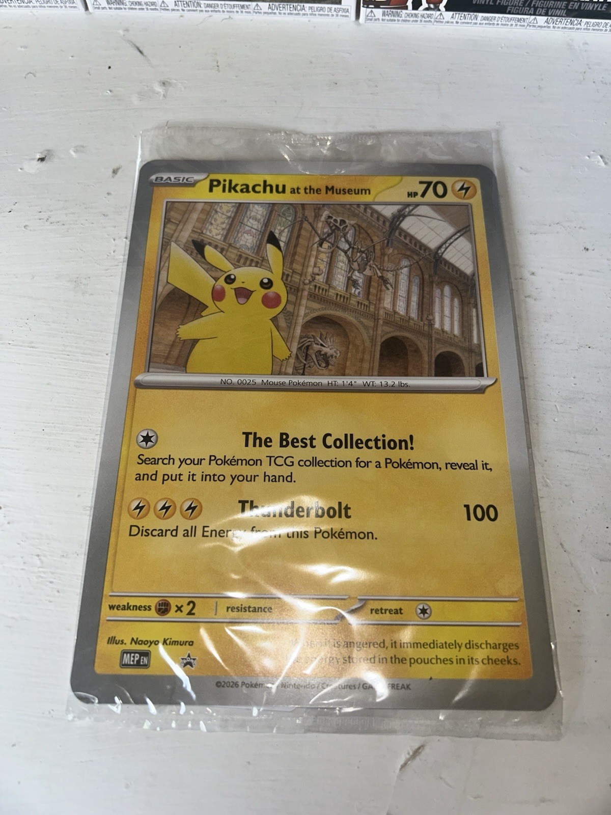 Pokémon TCG - Pikachu At The Museum - Promo - In Packet