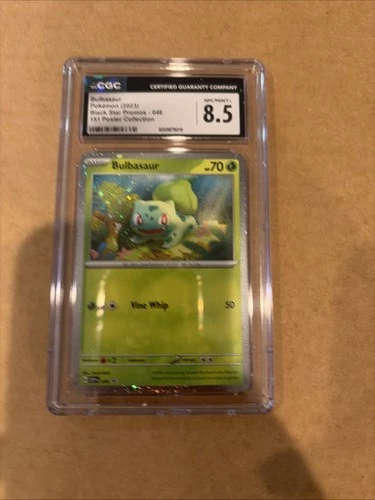 Bulbasaur Cosmos Holo Black Star Promo 046 CGC 8.5 Scarlet & Violet Pokemon 2023