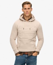 Superdry Mens Embossed Graphic Hoodie