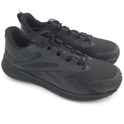 Reebok FE4 Adventure Work Shoes Mens 8 Black Composite Toe Slip Resistant NEW