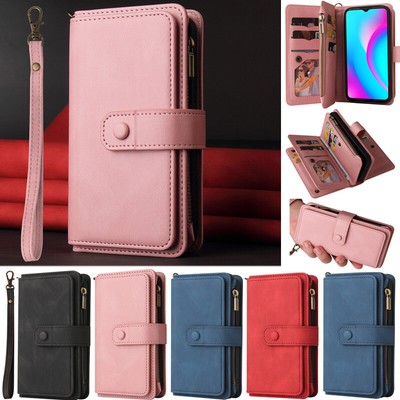 Zipper Wallet Leather Flip Cover Case For OnePlus 10T Nord N30 N200 N20 CE3 Lite