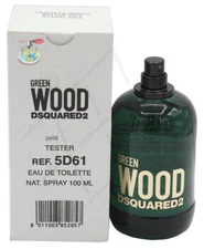 Green Wood  By Dsquared2  Edt Spray 3.4/3.3 oz For Men New Same As Picture