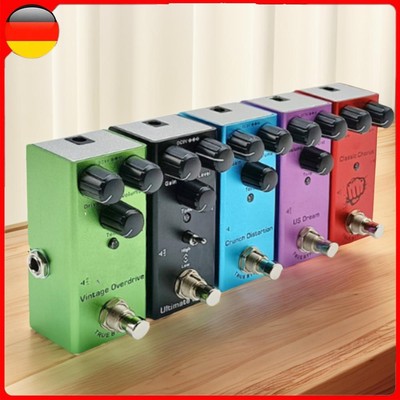 E-Gitarren-Effektpedale Overdrive-/Distortion-/Chorus-/Tremolo-/Delay-Pedale