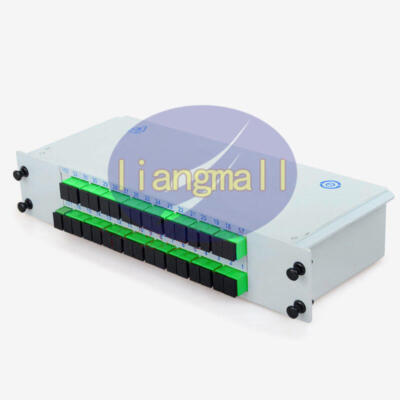 1x32 LGX Box Cassette Card Inserting SC/APC PLC splitter Module 1:32 Fiber Optic