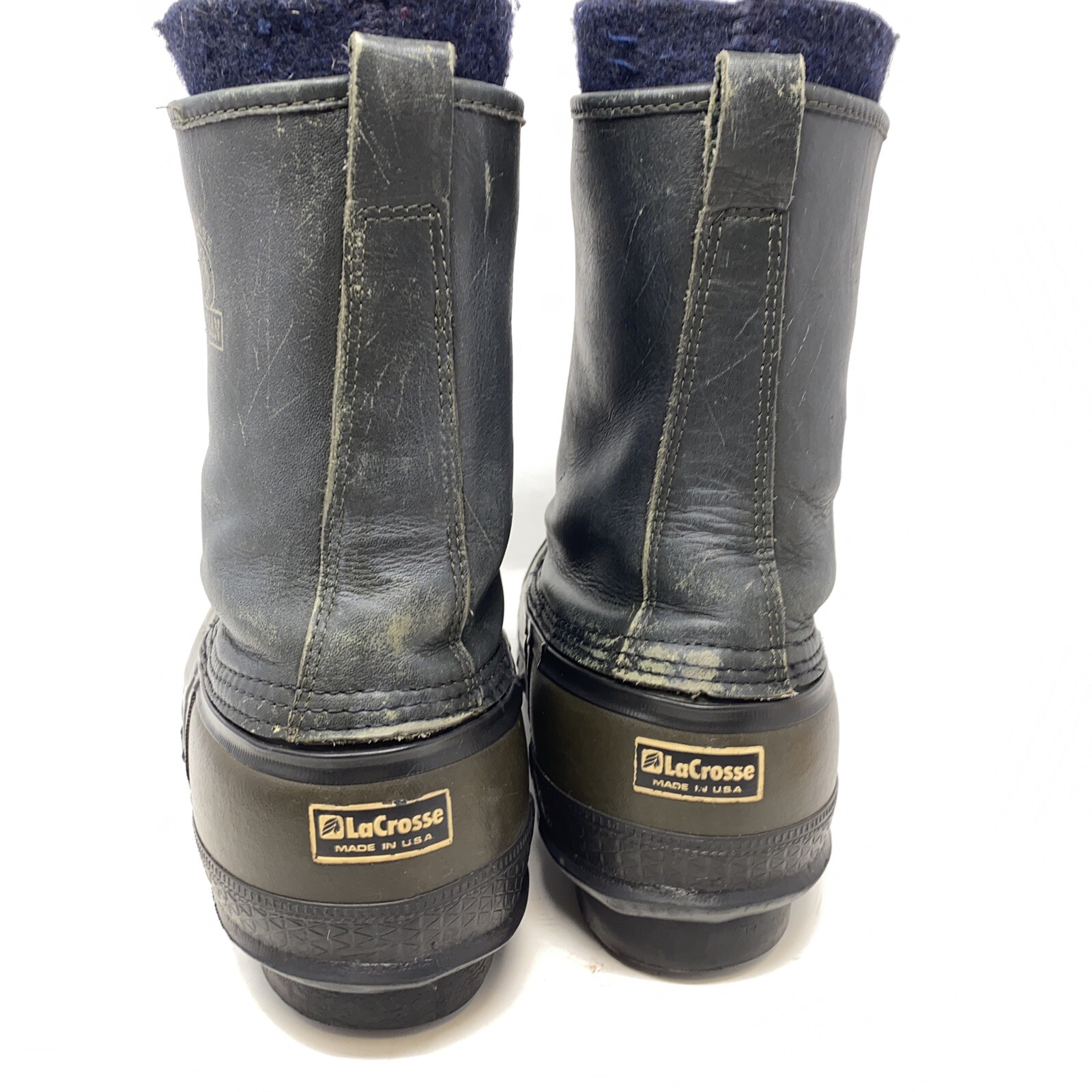 LaCrosse ICEMAN Pac Boots Men's Size 9 Steel Shank "Swampers" Nice USA