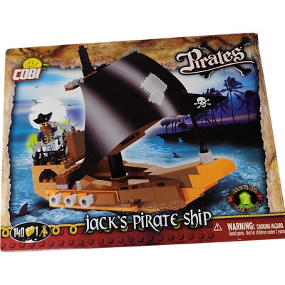 COBI Pirates Jacks Pirate Ship Glow in the Dark Building Kit # 6019
