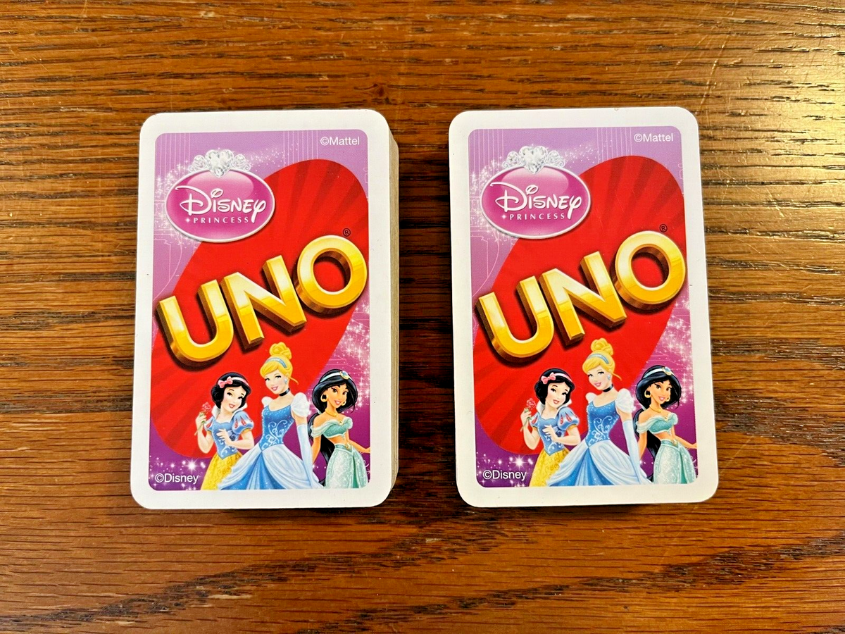 Rare 2012 Disney Princess UNO Card Game Special Curse Card Mattel