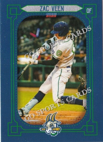 2023 Hartford Yard Goats Zac Veen RC Rookie Colorado Rockies Minor ...
