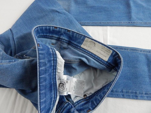 Diesel Sleenker Jeans Slim Skinny Stretch Blue Waist 30 Leg 32 W30 L32 (Q4881) - Picture 8 of 9