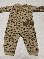 Carter  s 9 Month Puppy Zip Up Pajama Unisex